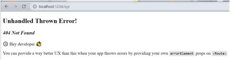 Error Page